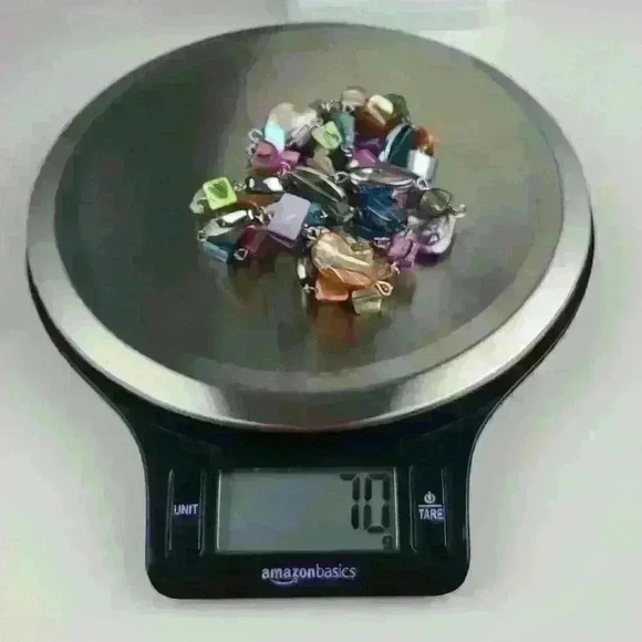 Mother of pearl vintage bohemian style colorful art beaded Long necklace - Picture 8 of 8